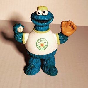 Sesame Street Camp Cookie Monster Tara Toys No.15940 Bendable Figure